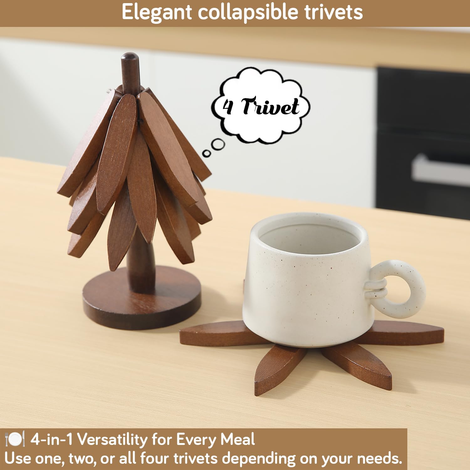 Tree Wooden Trivets