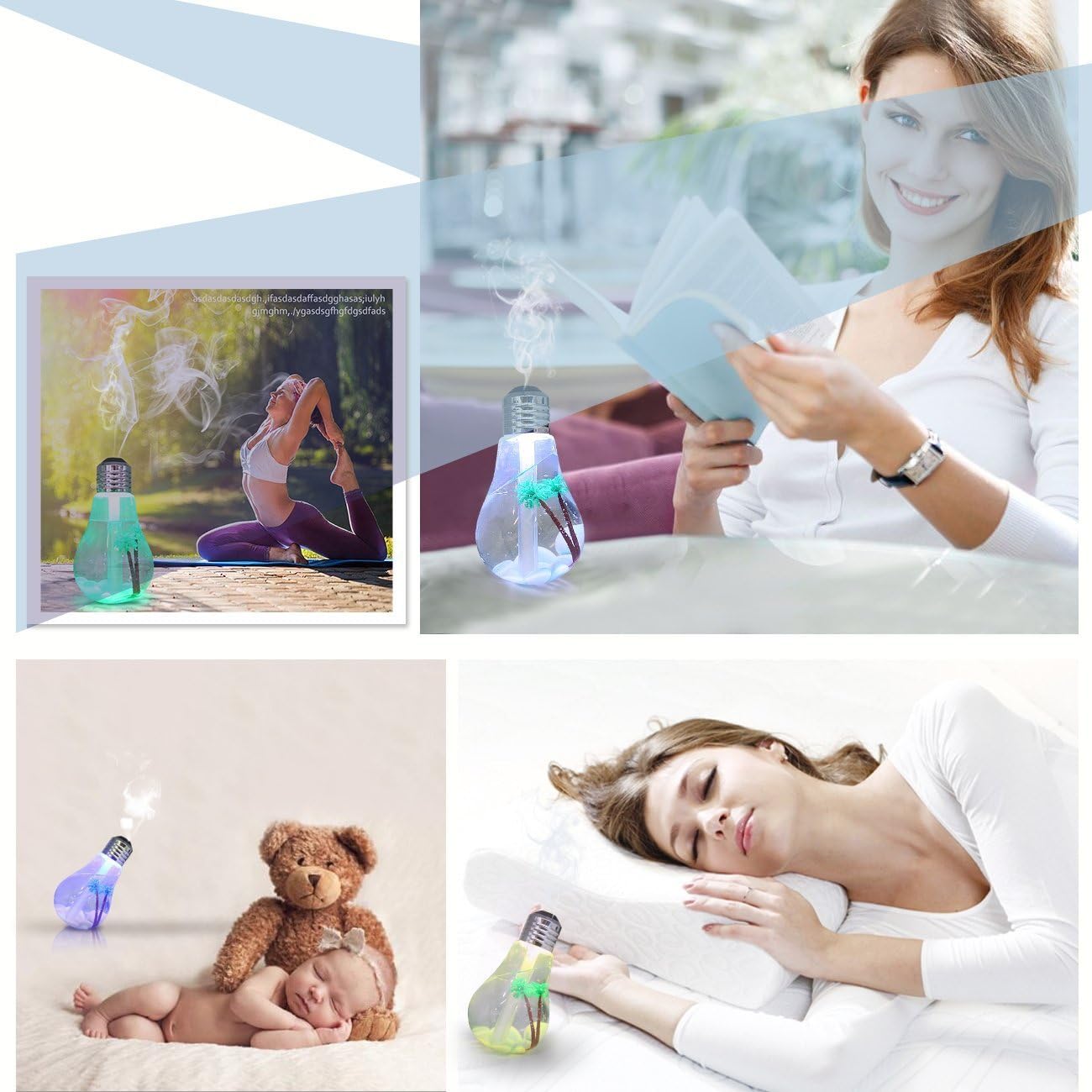 LED Light Bulb Humidifier