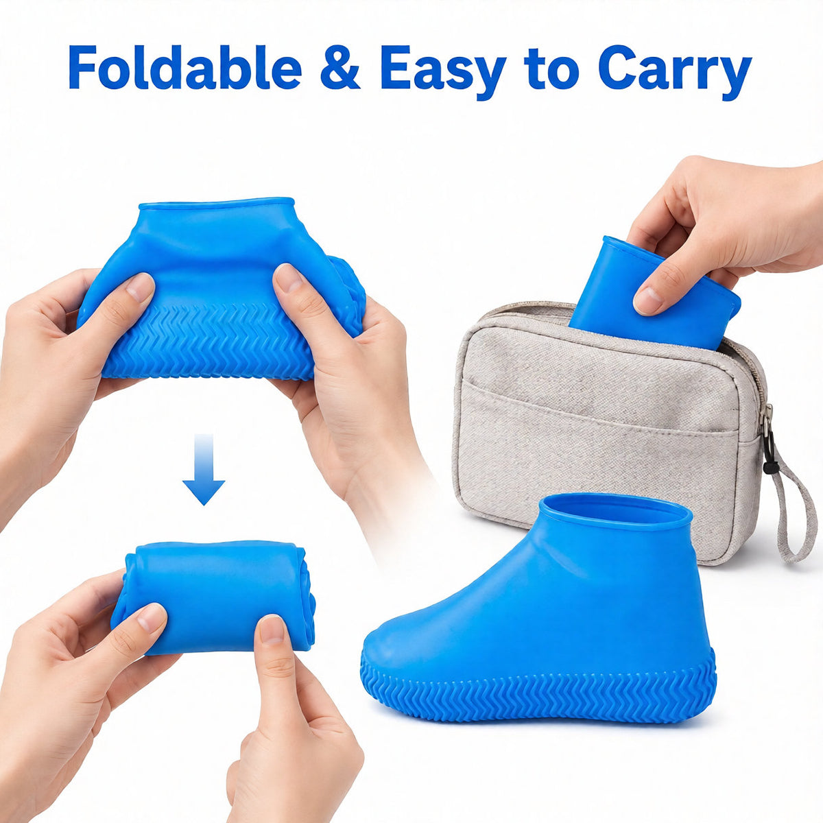 Reusable Waterproof Silicone Shoe Covers