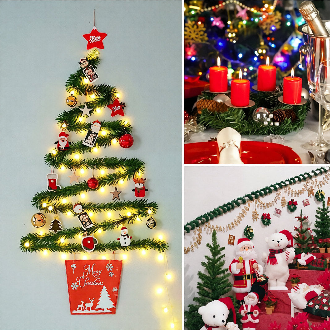 Christmas Garland with Lights