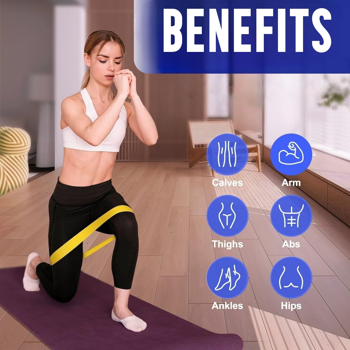 Rubber Elastic Band 5 Different Resistance Levels