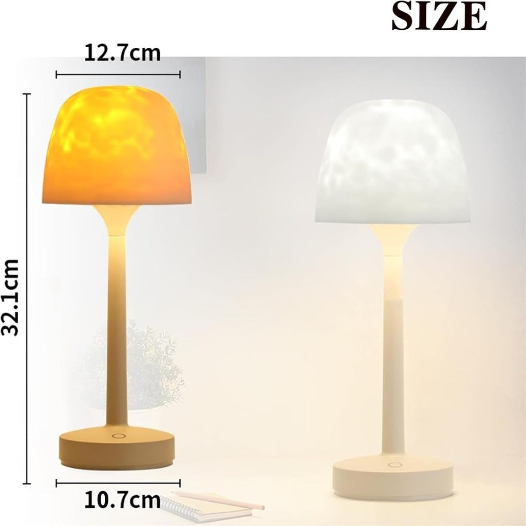 16-Color Ocean Wave Projector Shower Lamp