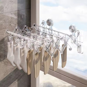 Foldable Suction Clothes Drying Rack