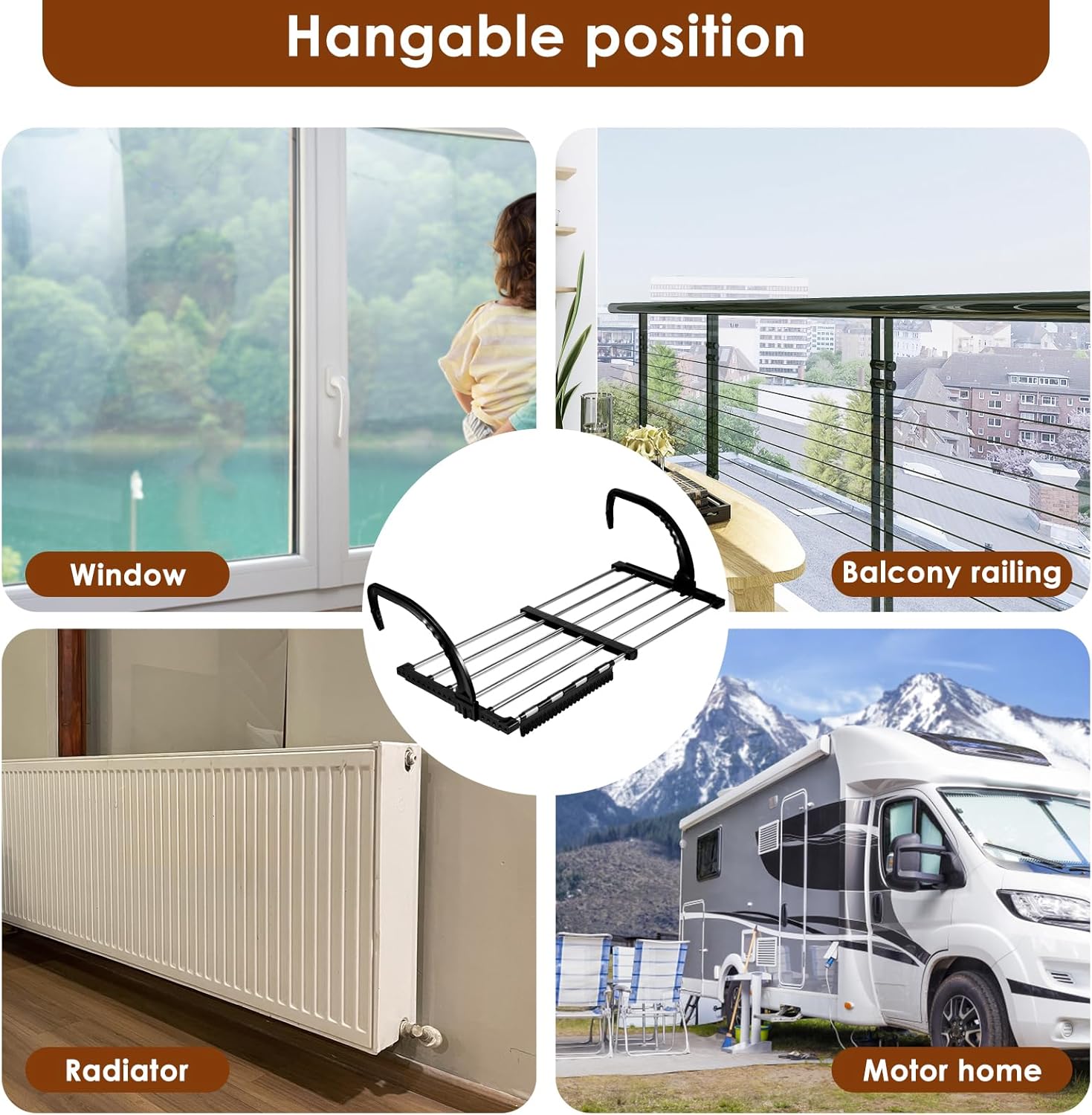 Expandable Portable Drying Rack