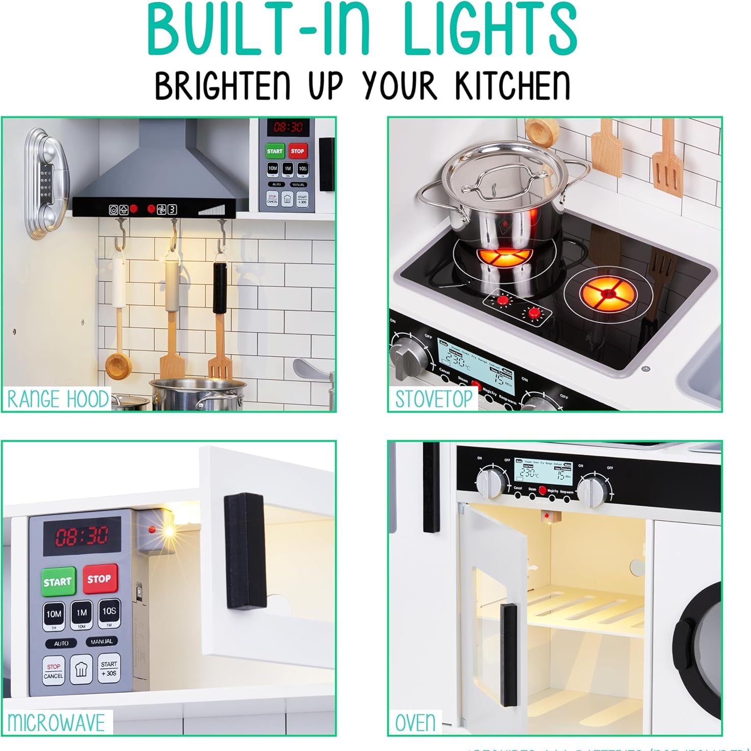 Kids Play Kitchen Set