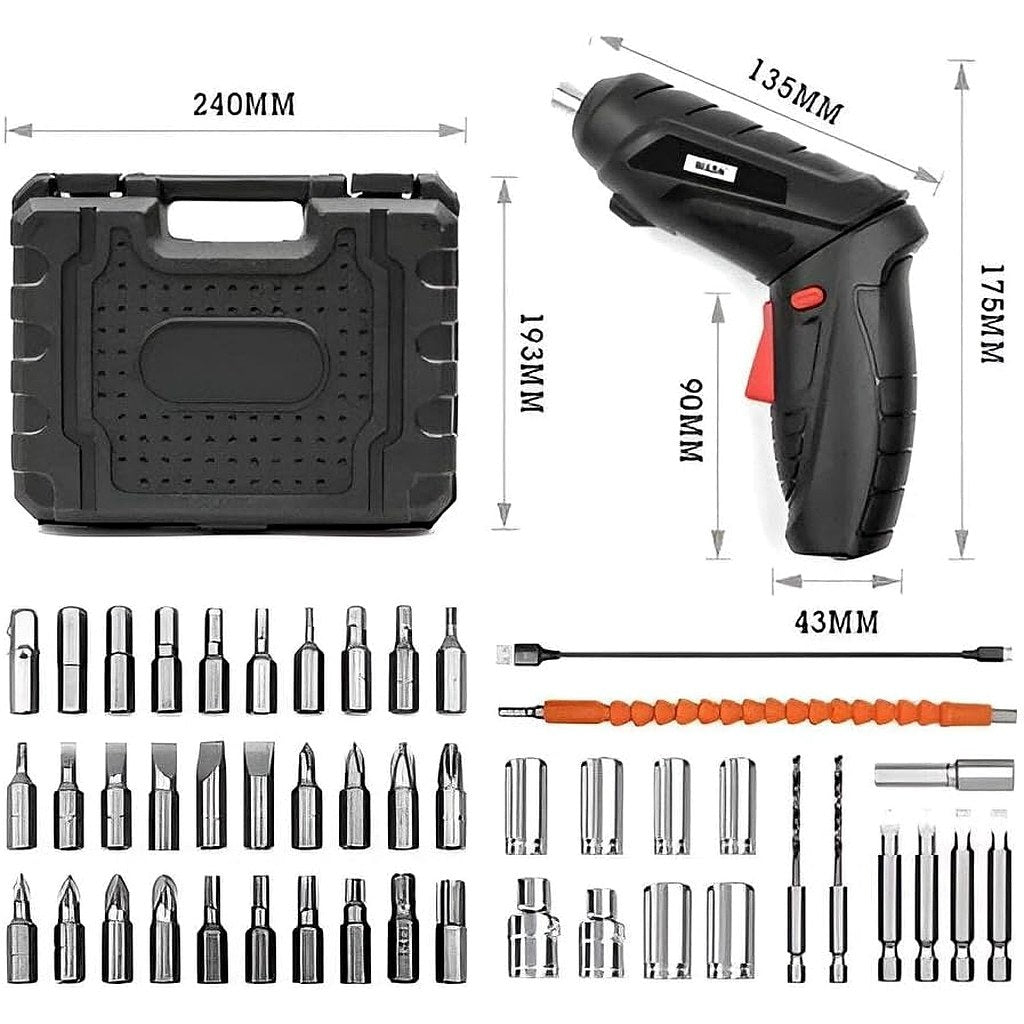 USB Electric Screwdriver Kit with Bit Set