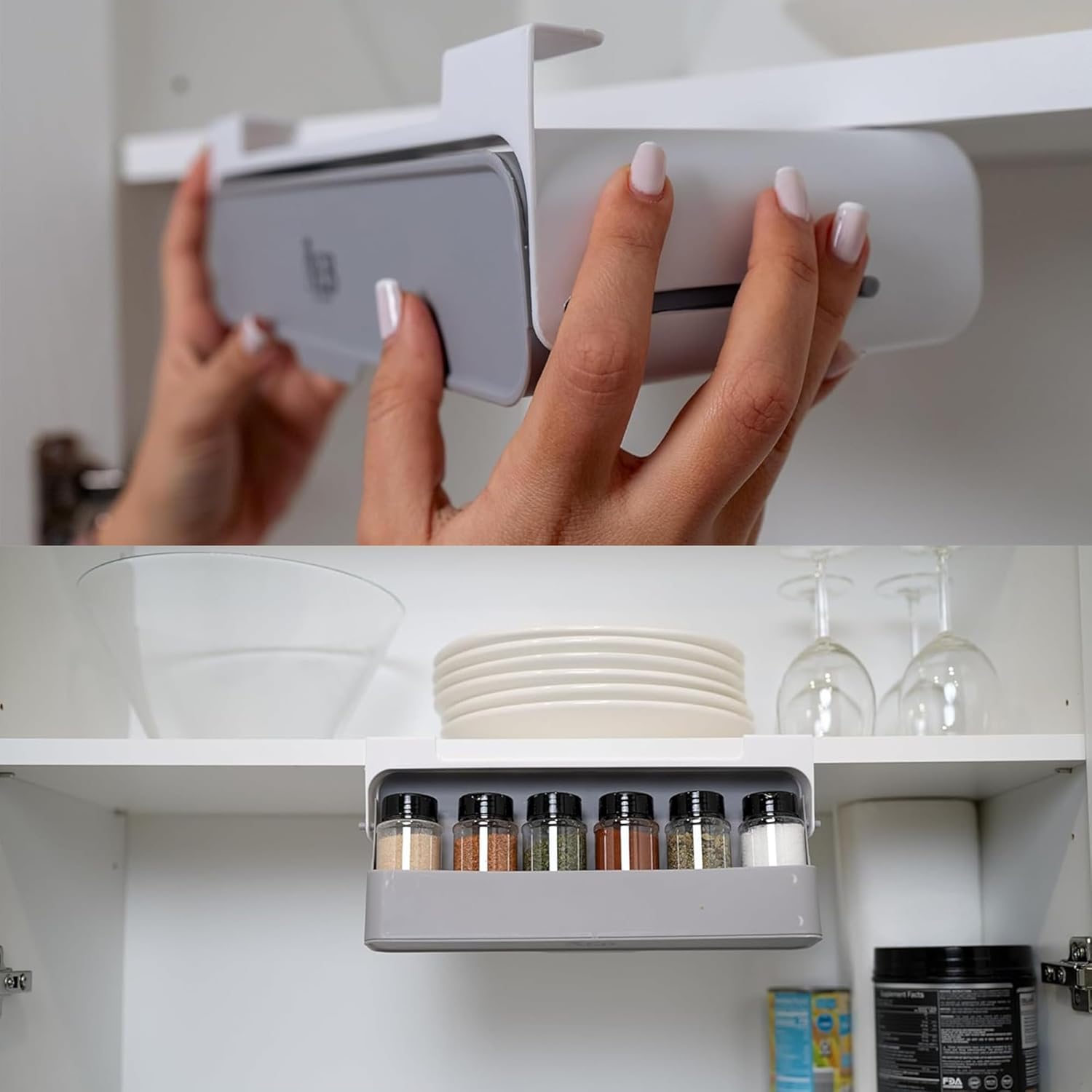 Slide Spice Rack Organizer