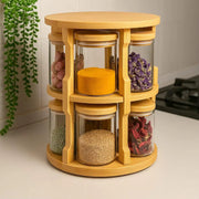 10-Jar Rotating Spice Rack
