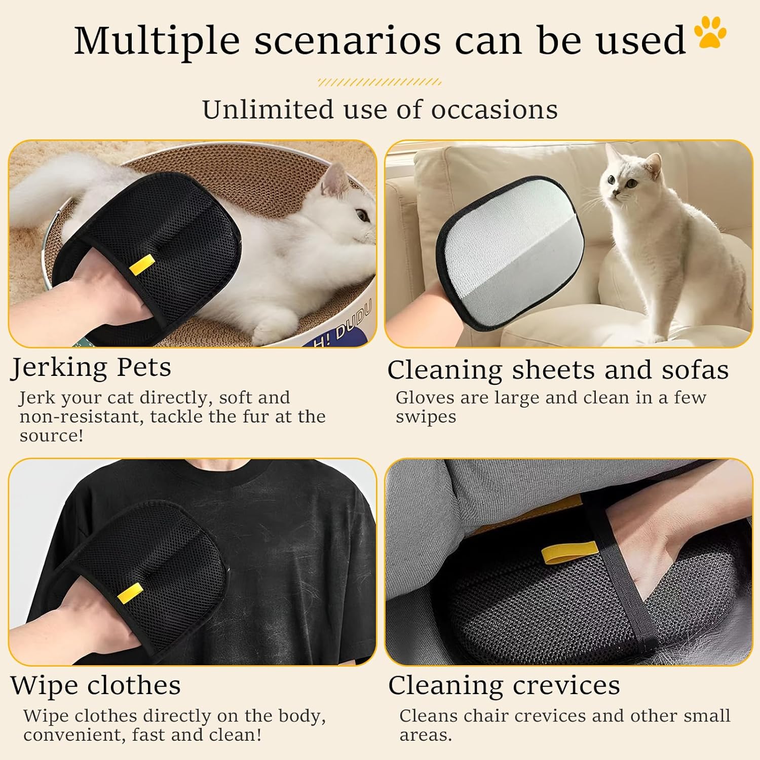 Pet Grooming Gloves