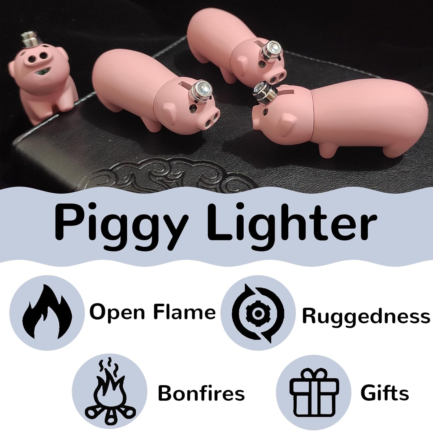 Pink Pig Lighter