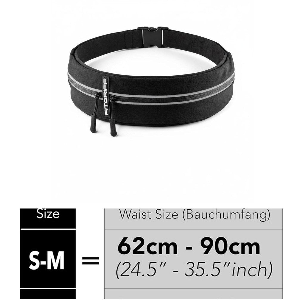 Reflective Running Belt with Adjustable Strap