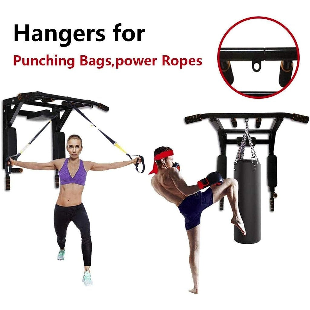 Wall Mounted Pull-Up and Dip Station