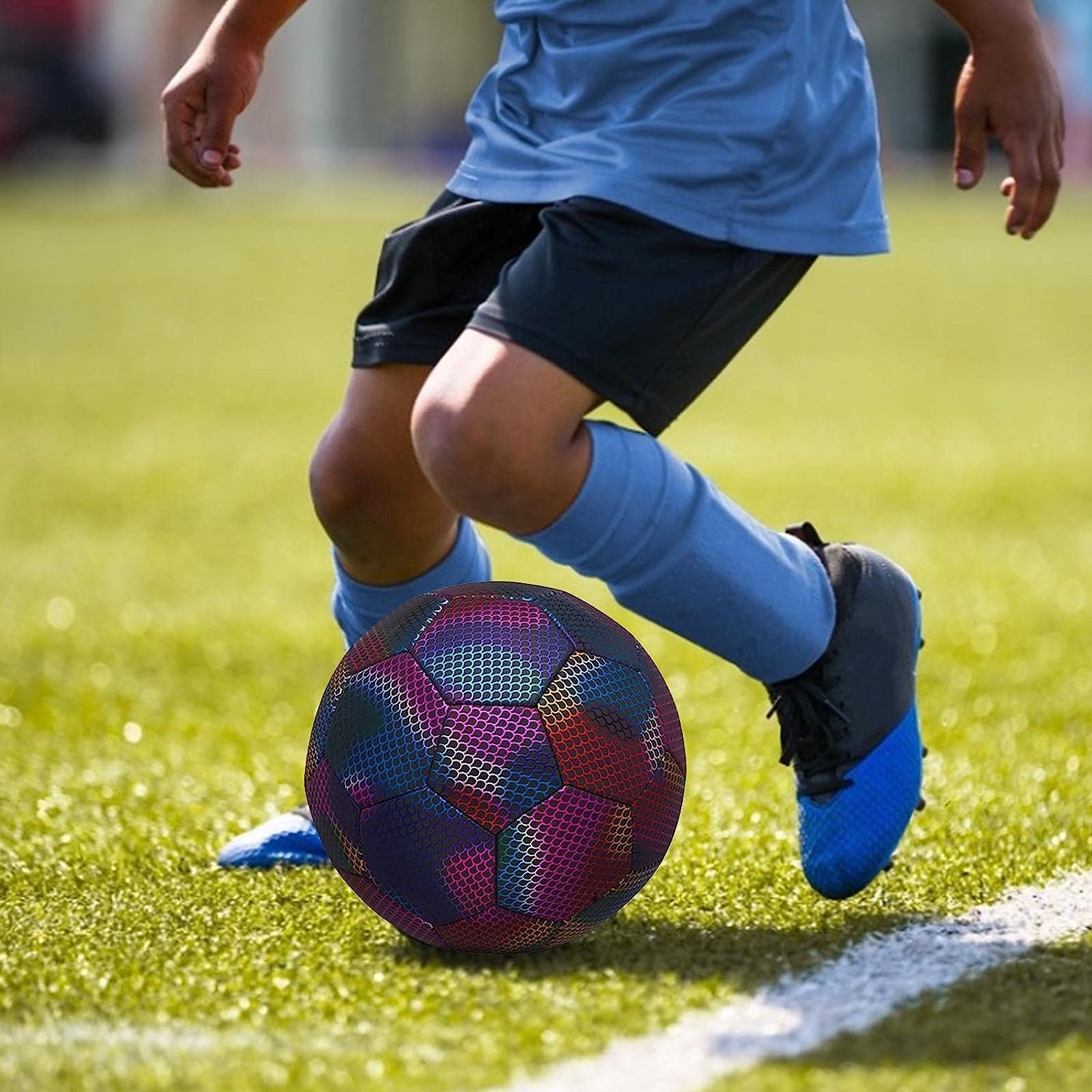 Reflective Glow Soccer Ball