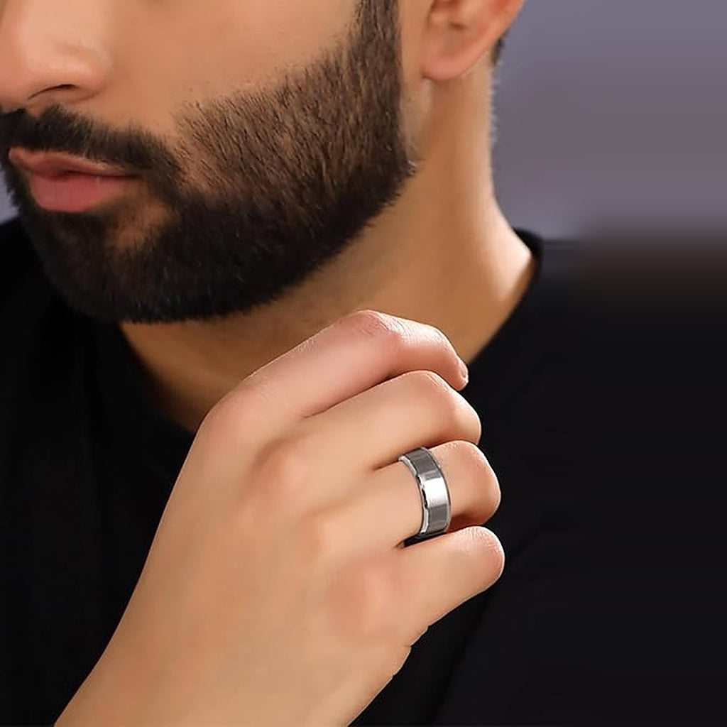 Titanium Band Ring for Men