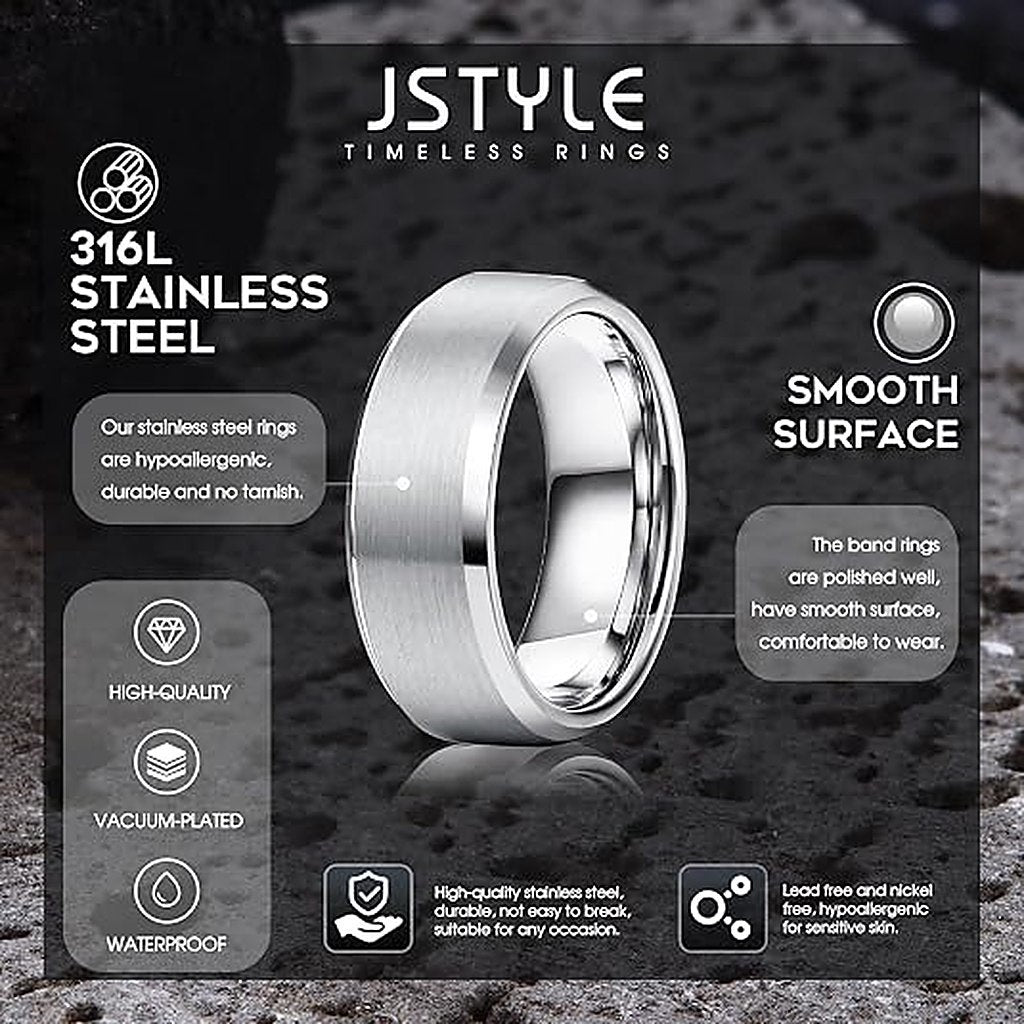 Titanium Band Ring for Men