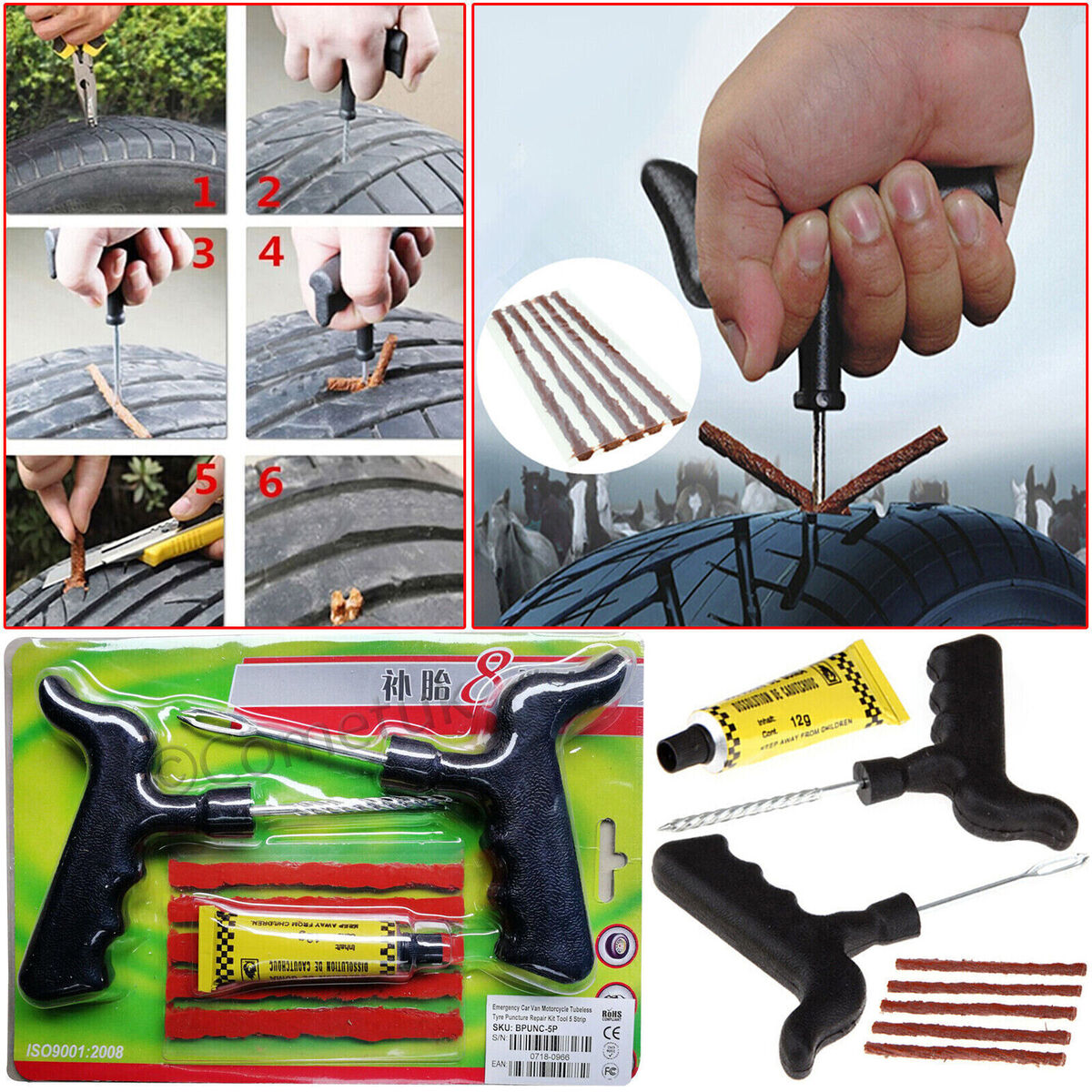 Tire Puncture Repair Kit