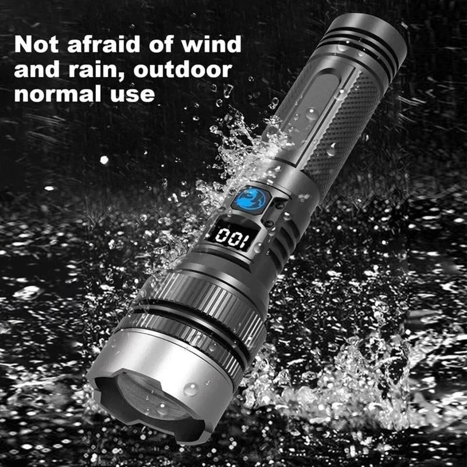 Powerful Rechargeable LED Flashlight