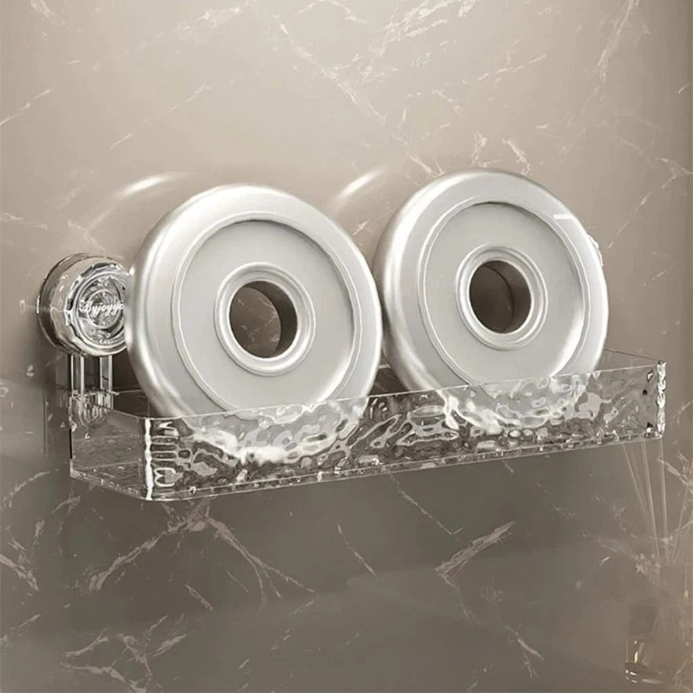 Acrylic Suction Shower Storage