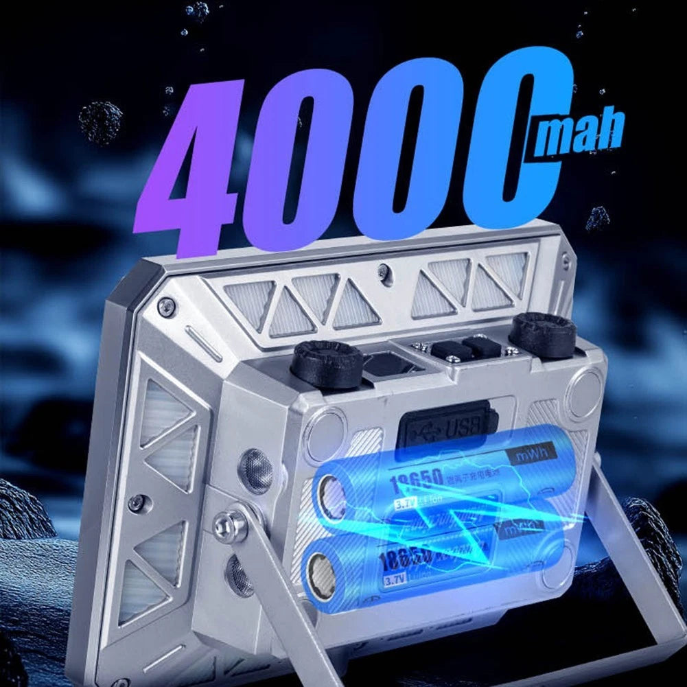 Rechargeable LED Floodlight + 4 Color Lenses