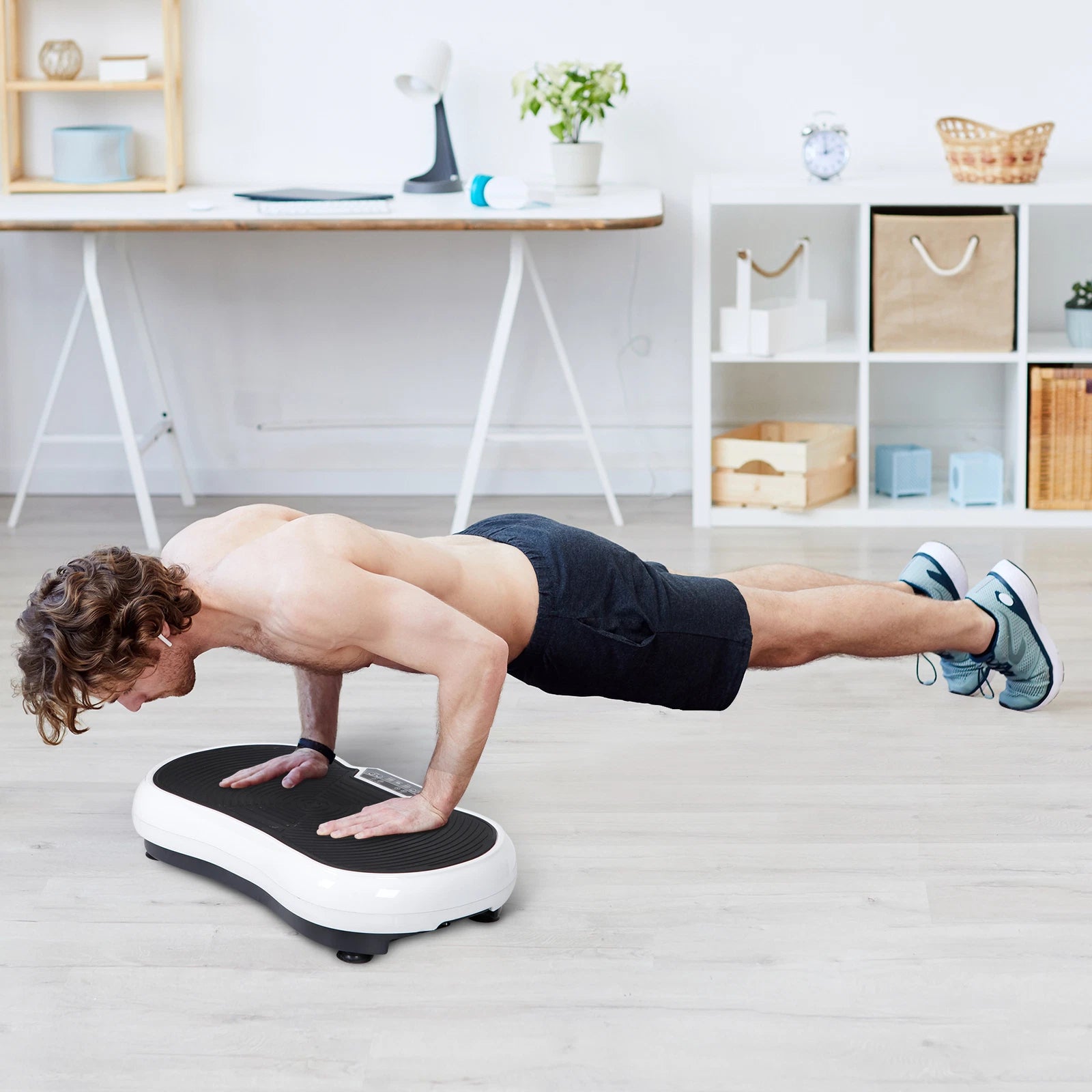 Vibration Plate with Resistance Bands