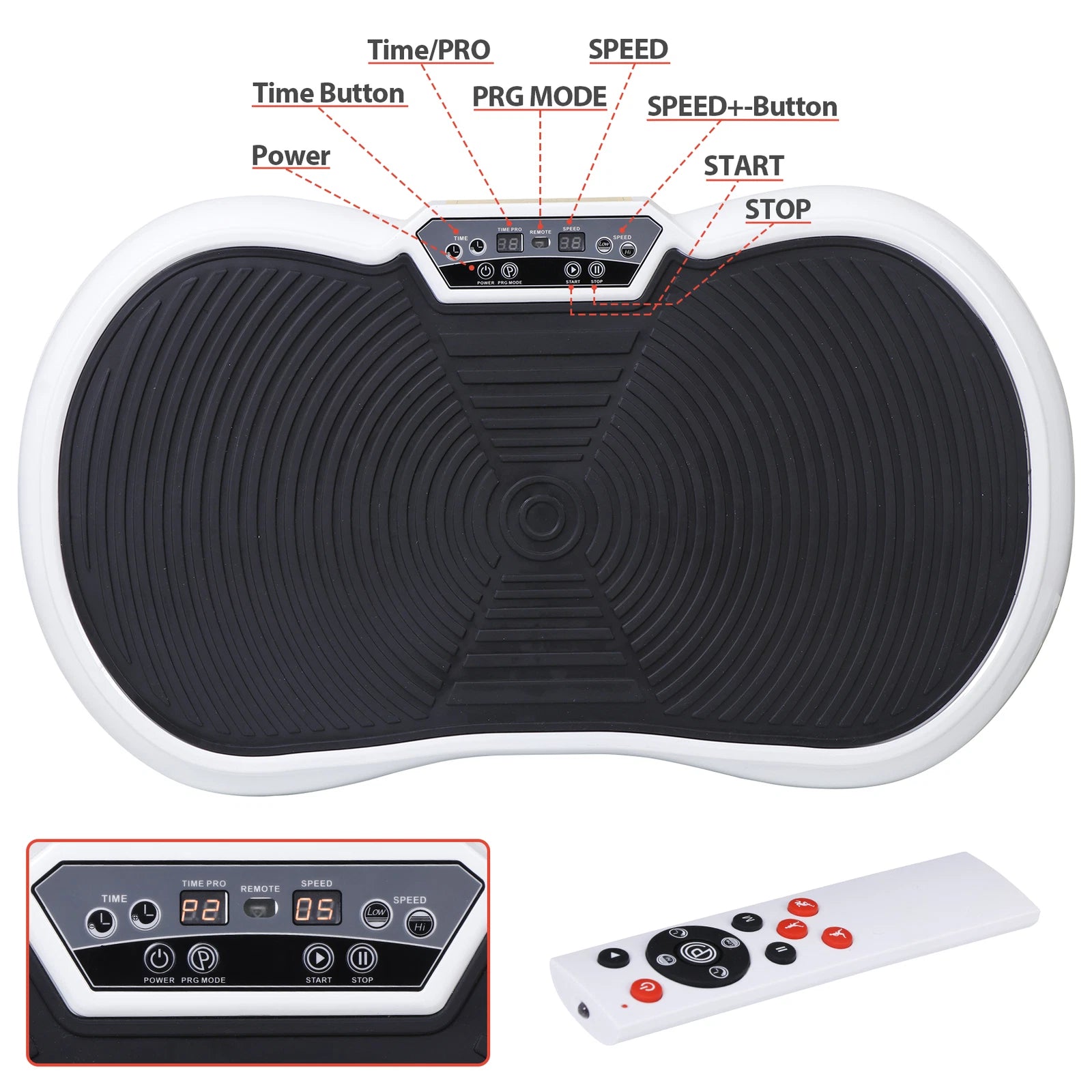Vibration Plate with Resistance Bands