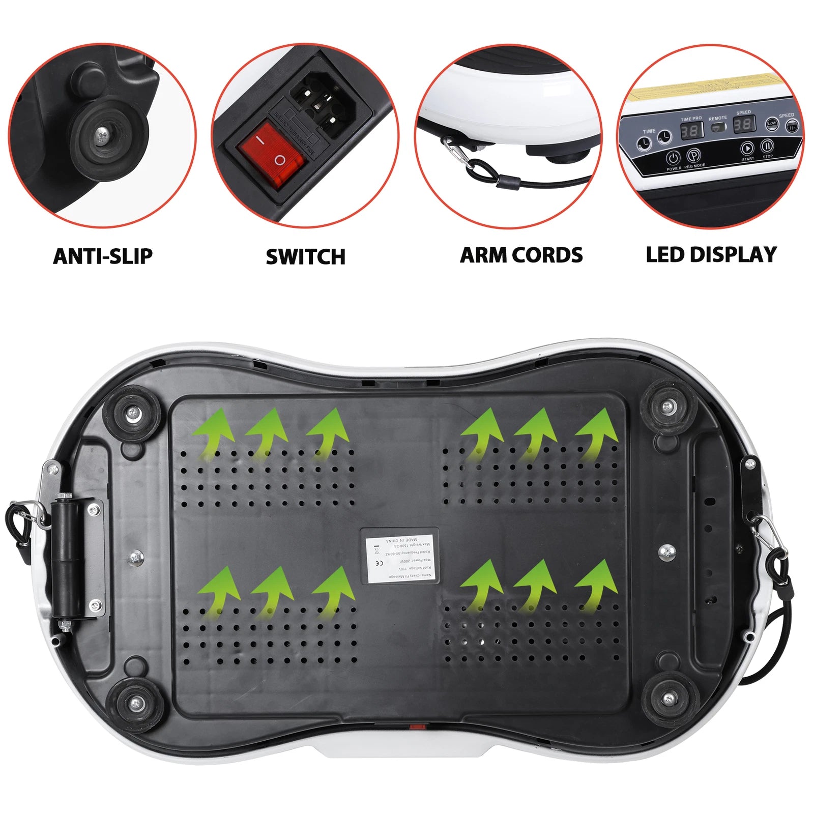 Vibration Plate with Resistance Bands
