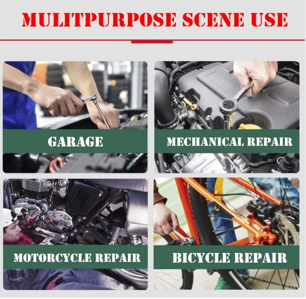 Complete Socket Wrench Set 40pcs