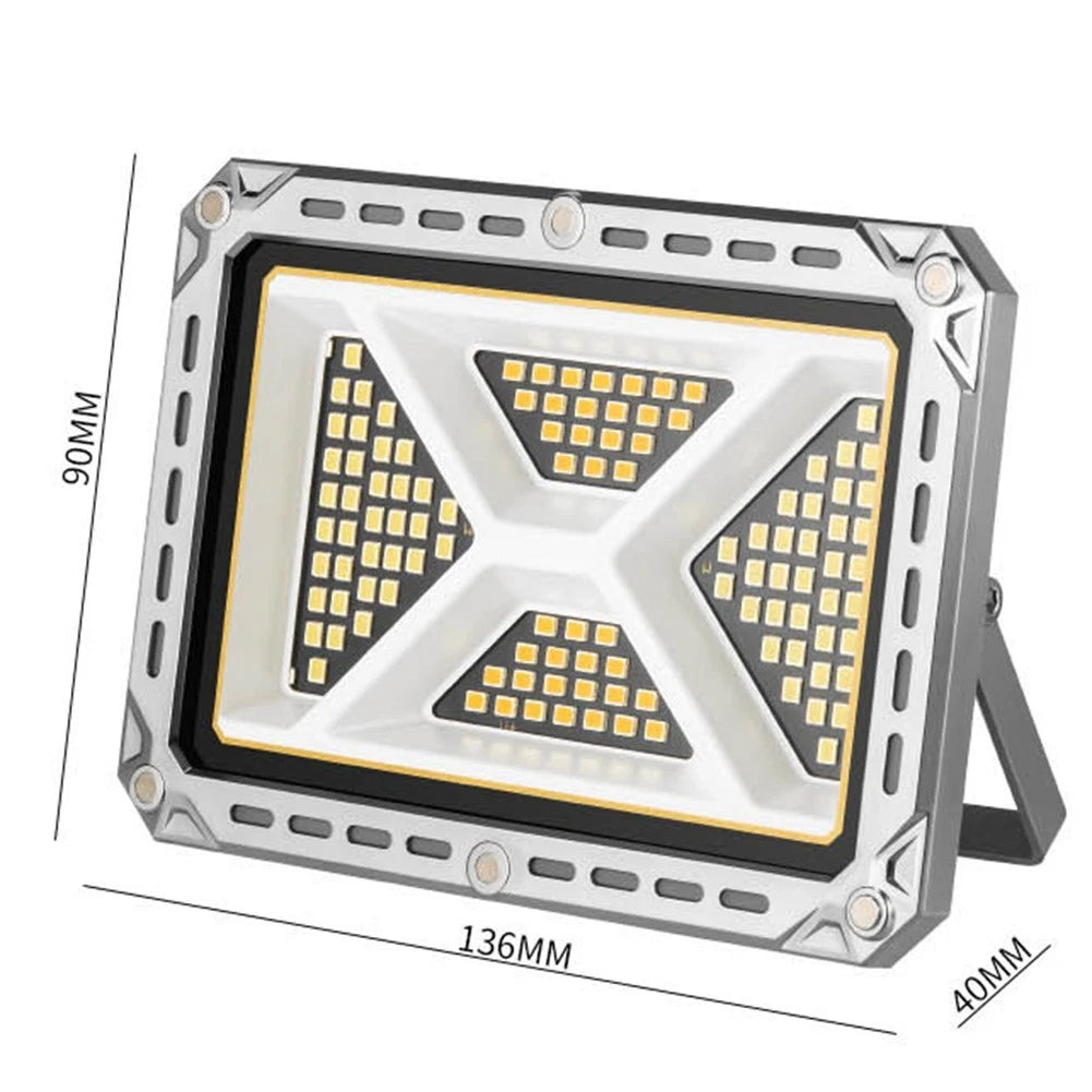 Rechargeable LED Floodlight + 4 Color Lenses