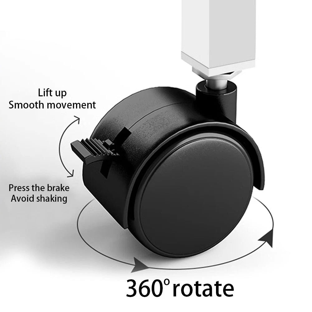 Adjustable Rolling Side Table
