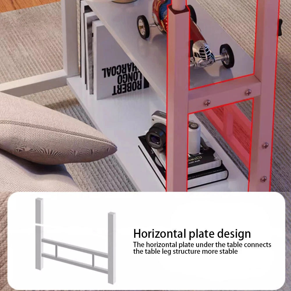 Adjustable Rolling Side Table