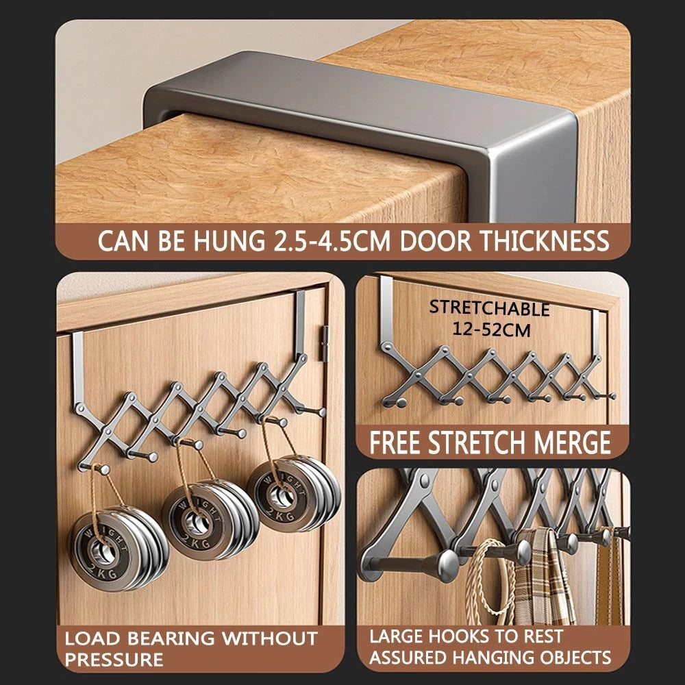 Retractable Door-Mounted Organizer