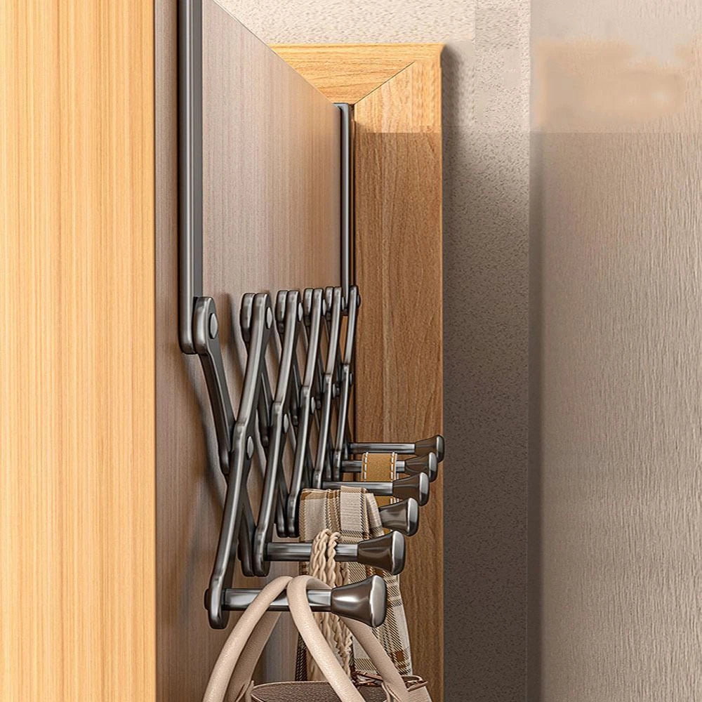 Retractable Door-Mounted Organizer