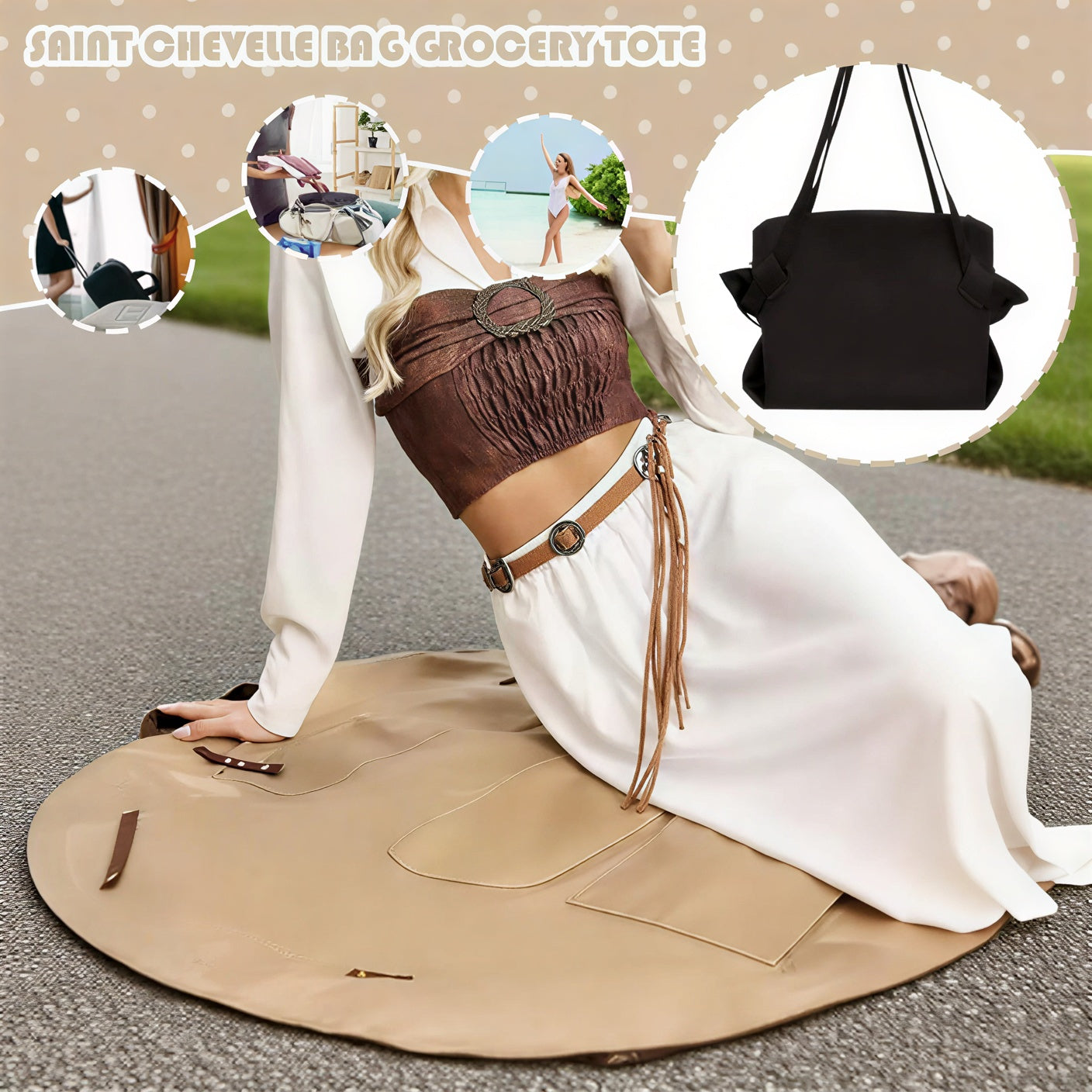 2-in-1 Convertible Picnic Blanket Bag