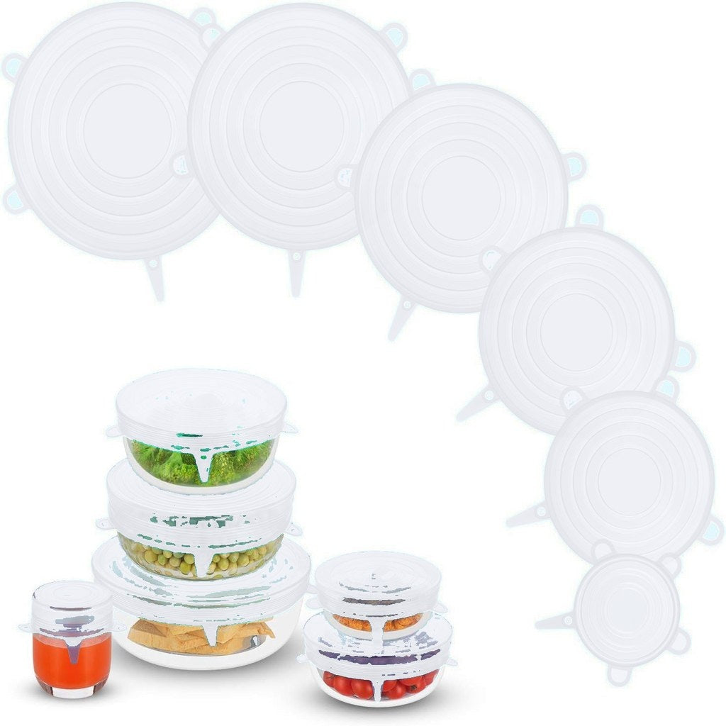 Silicone Stretch Lids (Set of 6)