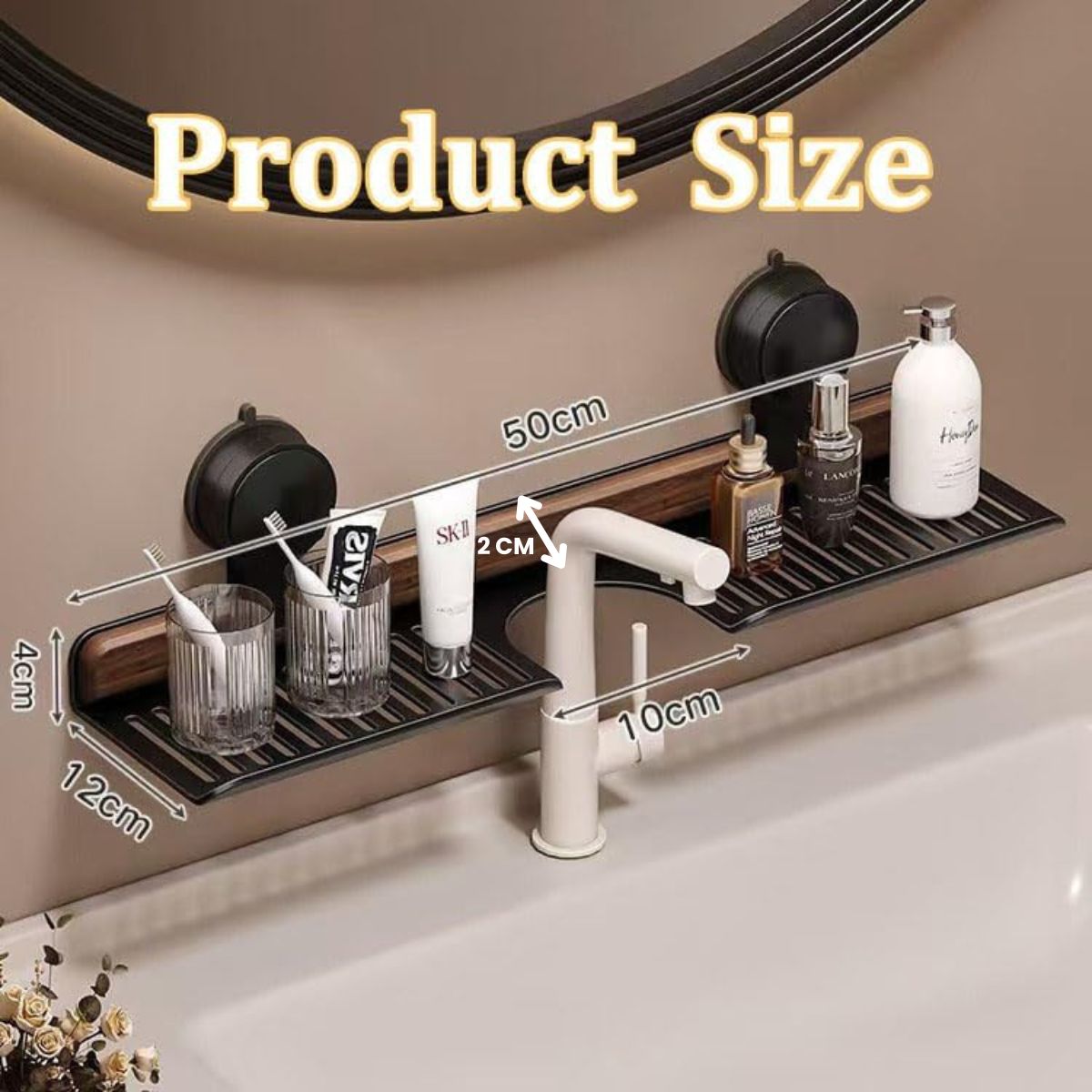 Over Sink Suction Rack