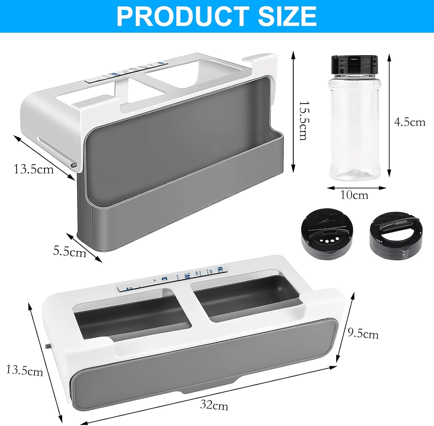 Slide Spice Rack Organizer