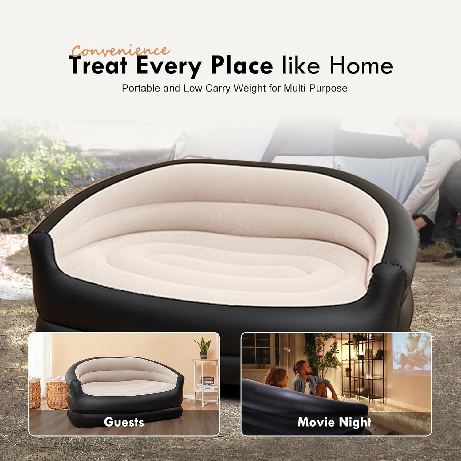 Inflatable Double Sofa