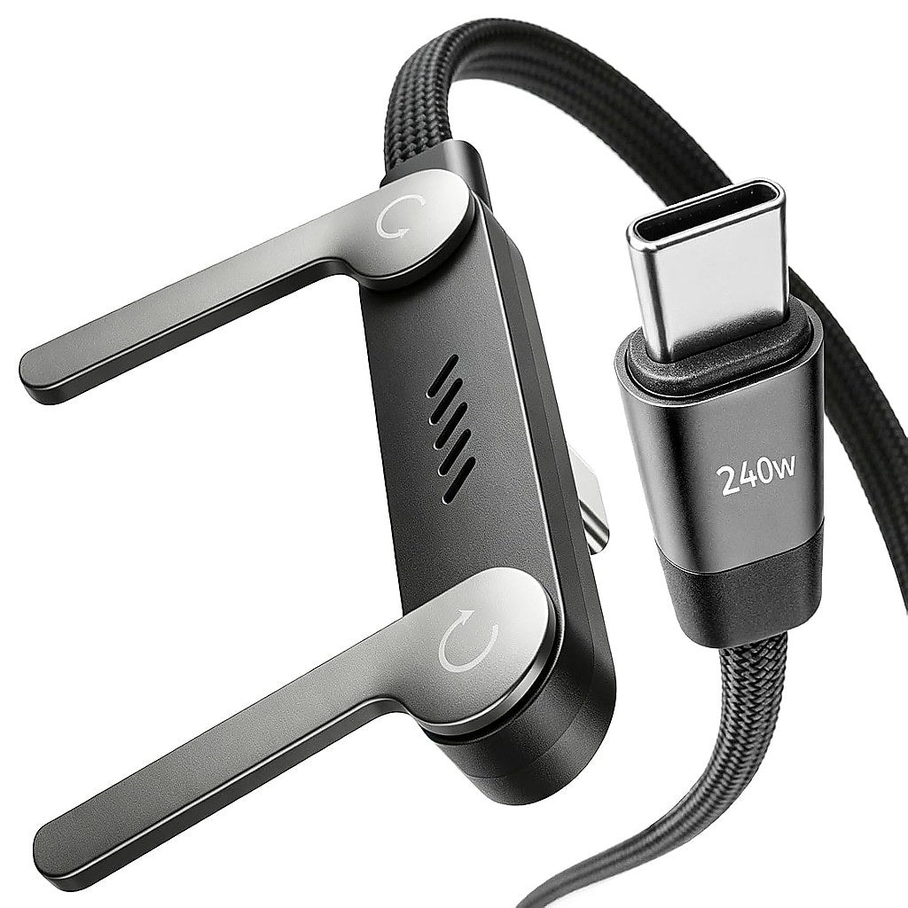 Charging Cable with Built-In Phone Stand