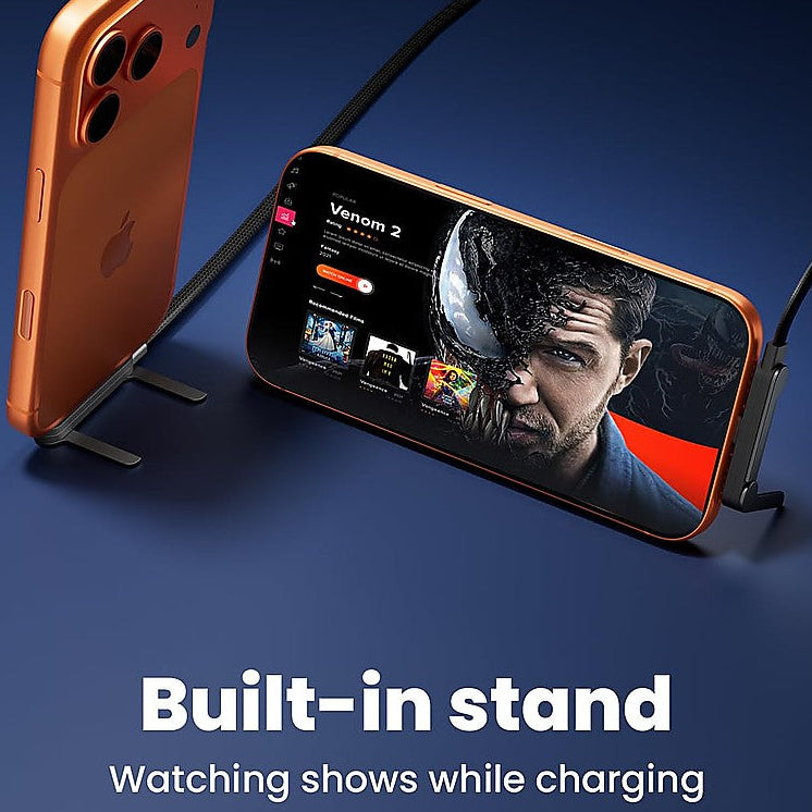 Charging Cable with Built-In Phone Stand