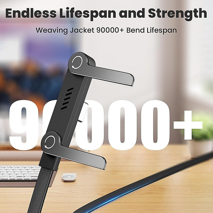 Charging Cable with Built-In Phone Stand