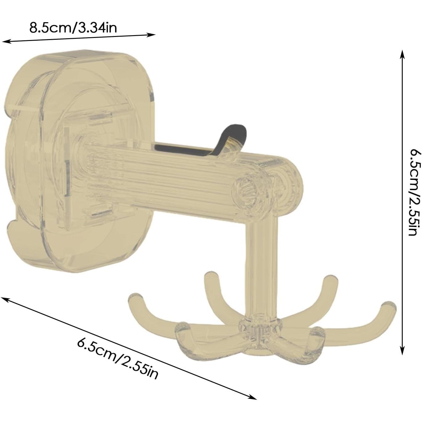 6-Claw Rotating Suction Hook