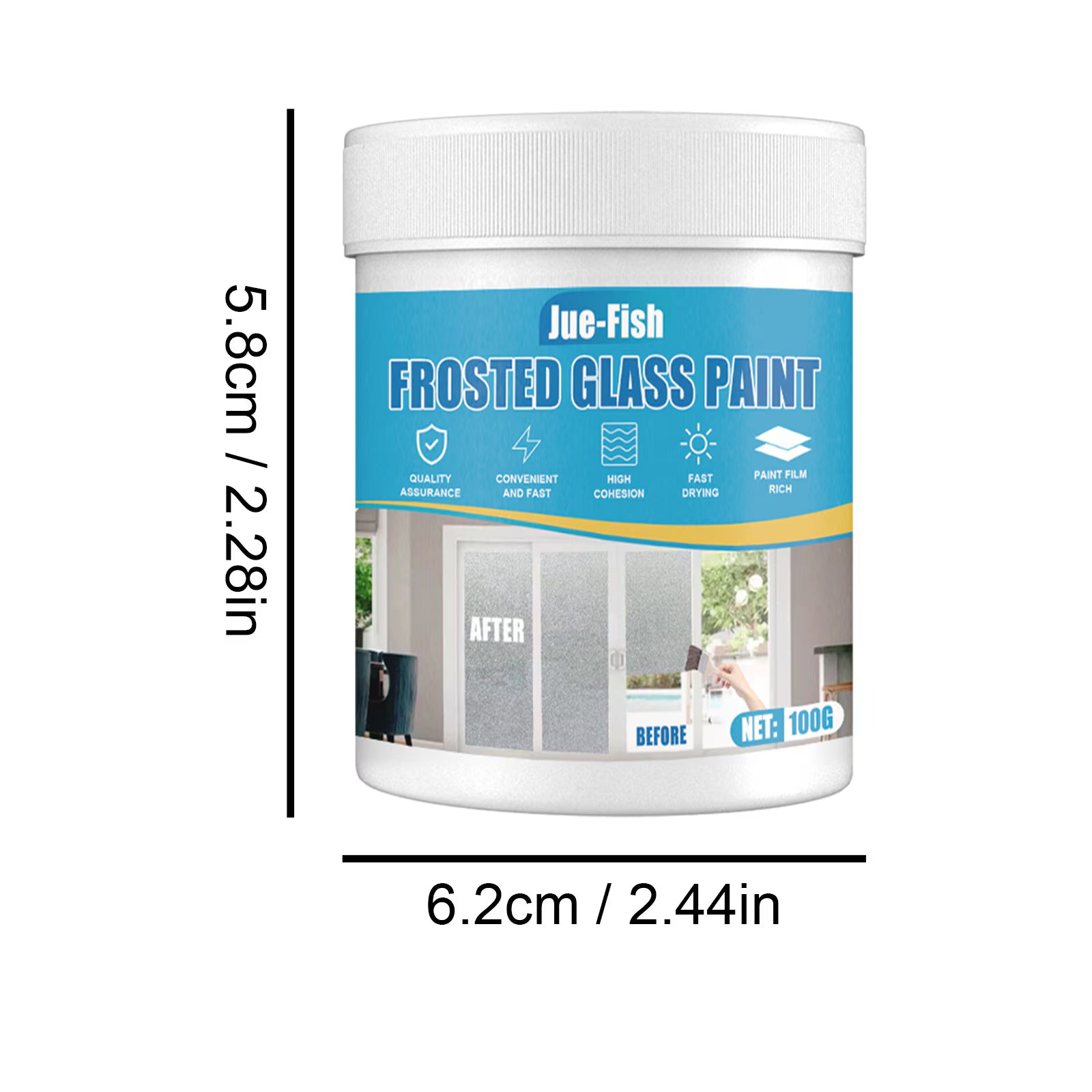 Frosted Glass Paint