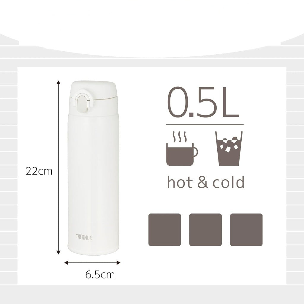 One-Push Insulated Stainless Steel Tumbler