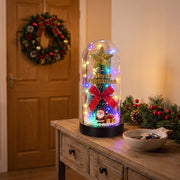 Light-Up Christmas Tree Dome with Santa - entrance