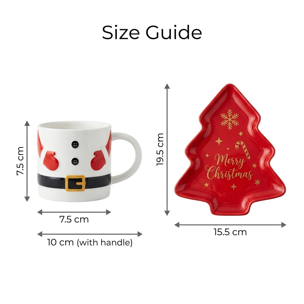 Size guide: mug 7.5 cm high, 7.5 cm wide (10 cm with handle), saucer 19.5 x 15.5 cm