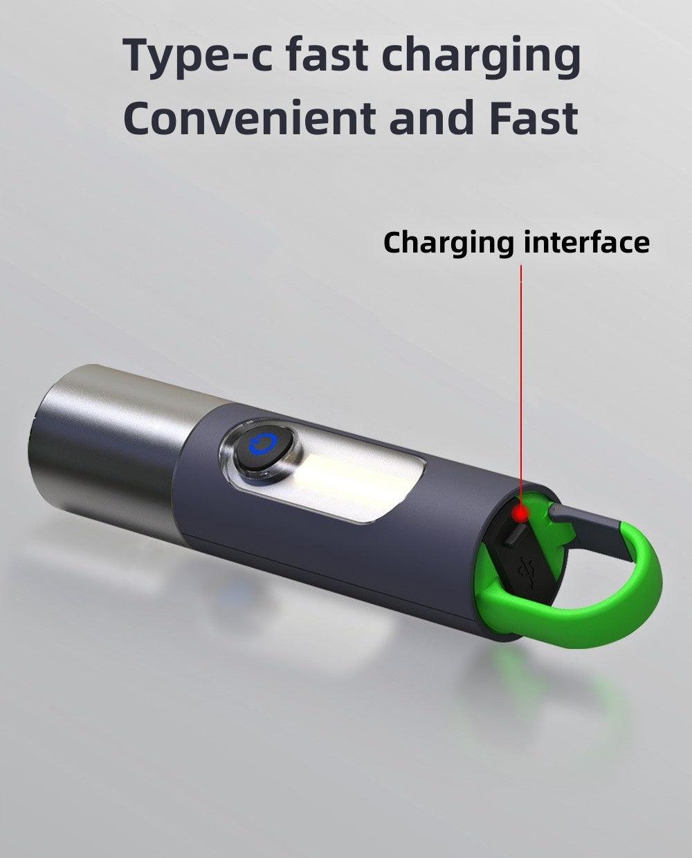 Powerful Zoomable 5-in-1 LED Flashlight - 961stores