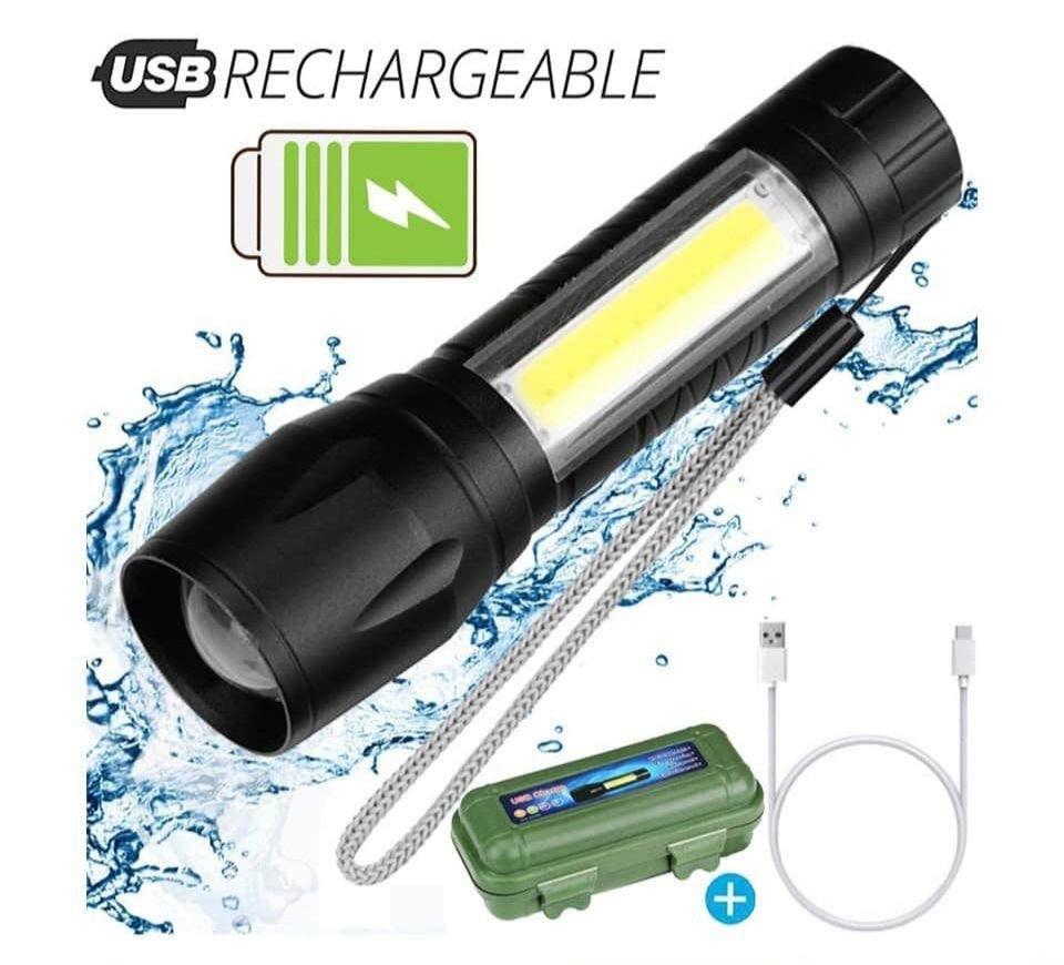 Rechargeable Waterproof LED Mini Torch - 961stores