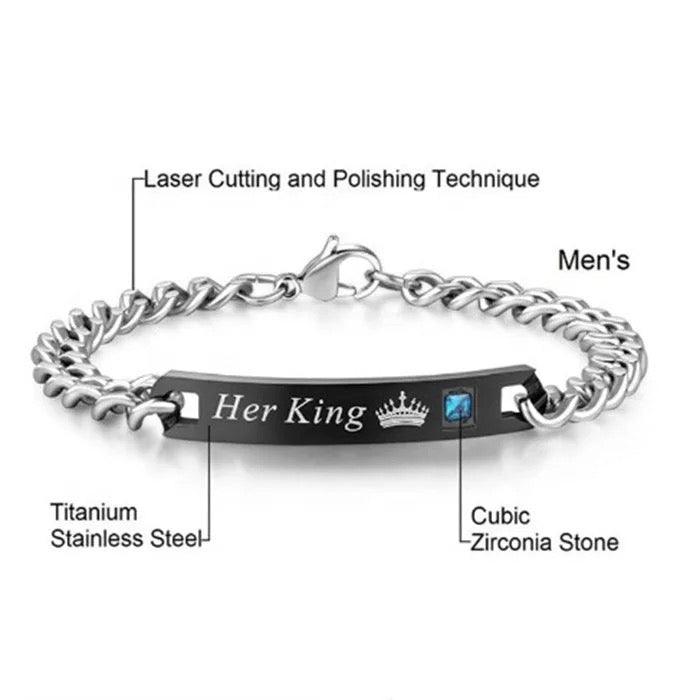 Her king and His Queen Bracelets - 961stores