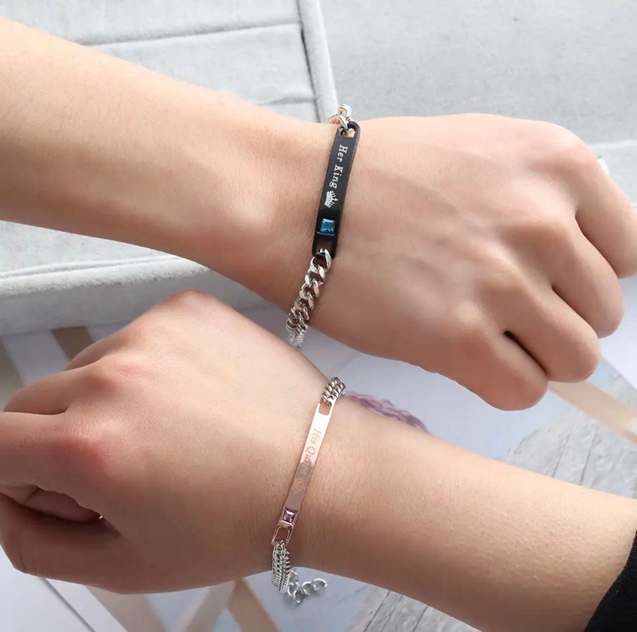 Her king and His Queen Bracelets - 961stores