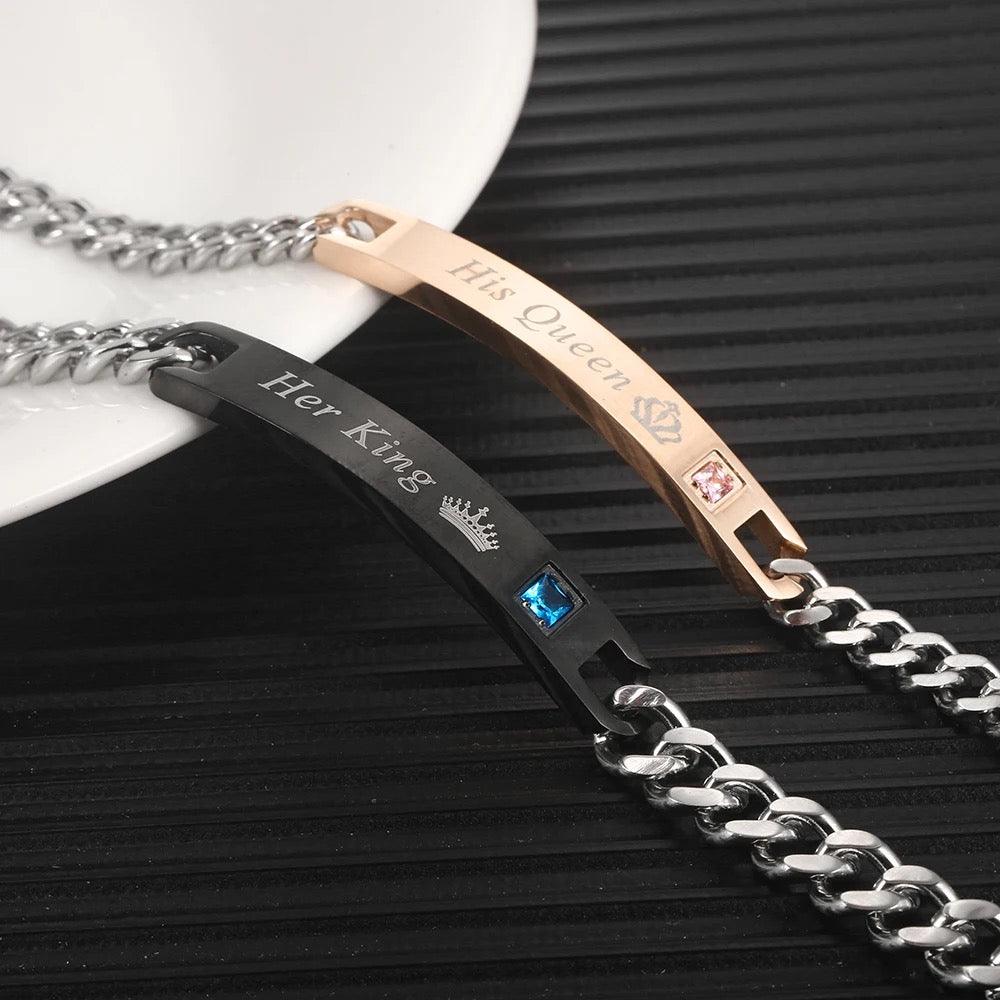 Her king and His Queen Bracelets - 961stores
